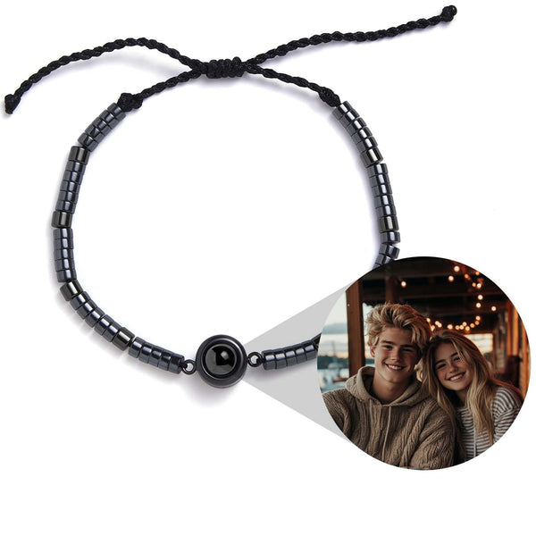 パーソナライズされたビーズフォトブレスレット