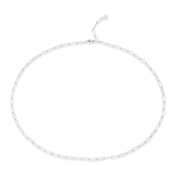 ペーパークリップチェーンネックレス